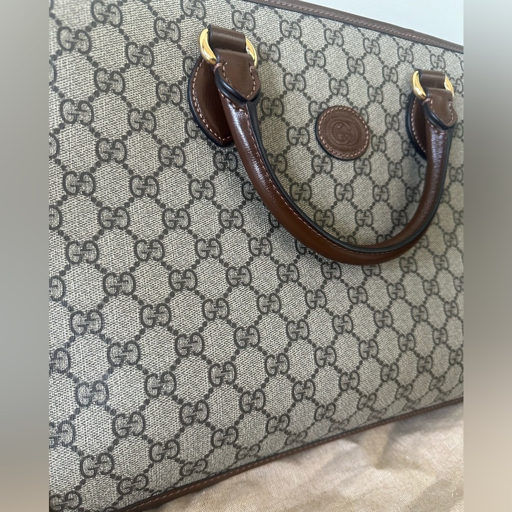 Gucci canvas Ophidia bag. With dust bag - Picture 10 of 11